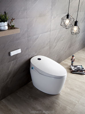 Edificio per uffici Luxury Lower Cistern Eco Smart Automatic Intelligent Toilet con temperatura regolabile e caratteristiche tecnologiche
