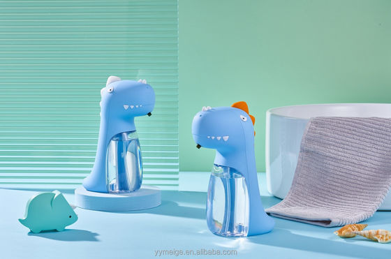Bagno Dinosauro Desktop Flusso Musica leggera elettrica Multifunzionale Dispensatore automatico di sapone a schiuma 260ml USB Bambini Carini