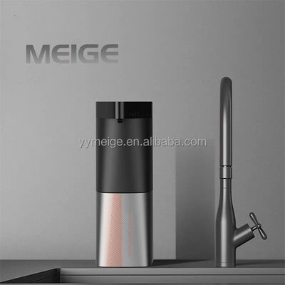 Hotel Meige X-202 2022 Nero 350ml Spuma da cucina Gel di nebbia liquida IPX4 FCC CE Dispensatore di sapone intelligente senza contatto a infrarossi