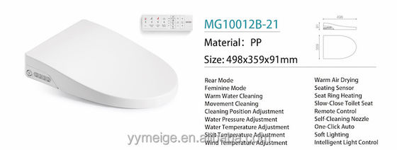 Meige V12T Bidet elettronico pulito per anca con funzione avanzata lavaggio femminile e controllo laterale pulsante di montaggio a parete remoto